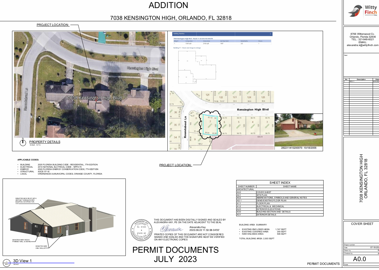 Residential Remodeling Plans